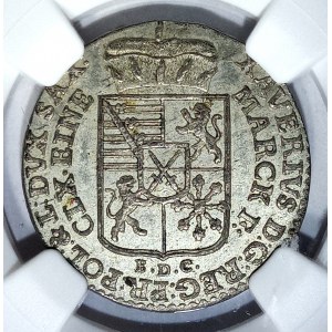 Saksonia, Ksawery jako administrator, 1/12 talara 1764 EDC, Drezno - rzadkie