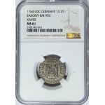 Saksonia, Ksawery jako administrator, 1/12 talara 1764 EDC, Drezno - rzadkie