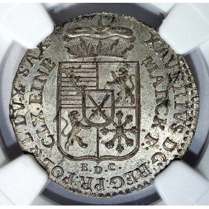 Saksonia, Ksawery jako administrator, 1/12 talara 1768 EDC, Drezno - rzadkie
