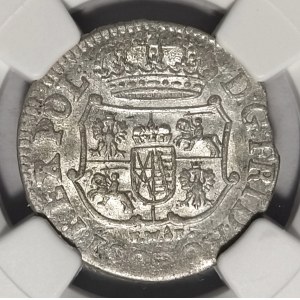 Pologne, Auguste III Sas, 1/24 thaler 1753 E.D.C., Dresde