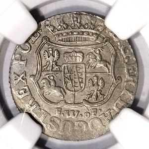 Pologne, Auguste III Sas, 1/24 thaler 1756 FWôF, Dresde