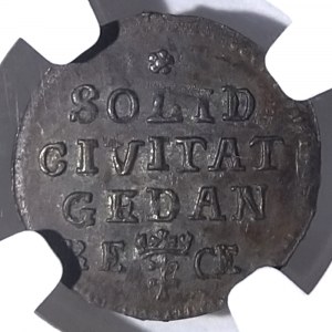 Polska, August III Sas, szeląg 1761, Gdańsk