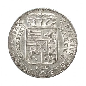 Saksonia, Ksawery jako administrator, 1/24 talara 1765 EDC, Drezno - rzadkie