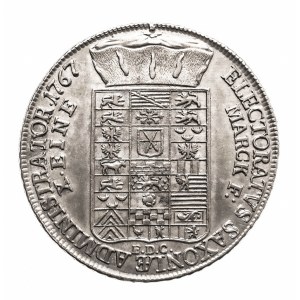 Saksonia, Ksawery jako administrator, talar 1767 EDC, Drezno