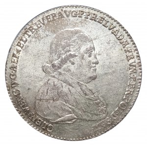 Trwir, Arcybiskupstwo, Klemens Wacław, talar 1794, Koblencja