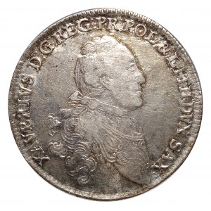 Saksonia, Ksawery jako administrator, 2/3 talara (gulden) 1767 EDC, Drezno - bardzo rzadki