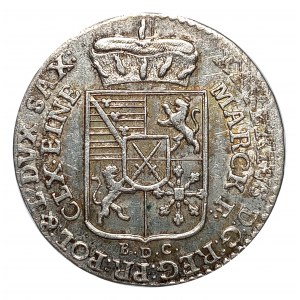 Saxony, Xavier as administrator, 1/12 thaler 1765 EDC, Dresden