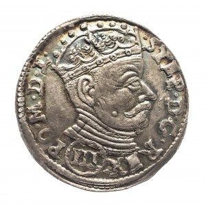 Stefan Batory, trojak litewski 1581, Wilno.
