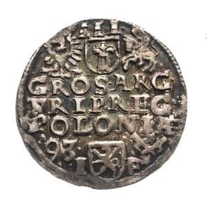 Polska, Zygmunt III Waza, trojak 1593, Poznań.