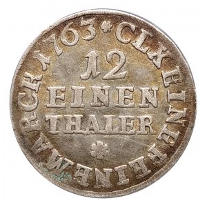 Polska, Fryderyk Krystian, 1/12 talara 1763 IFôF, Lipsk