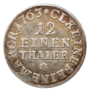 Polsko, Frederick Krystian, 1/12 tolaru 1763 IFôF, Lipsko
