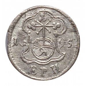 Polska, August II Mocny, halerz 1695 EPH, Lipsk