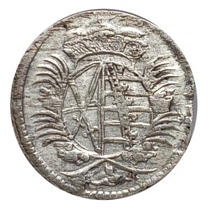 Polska, August II Mocny, halerz 1695 EPH, Lipsk