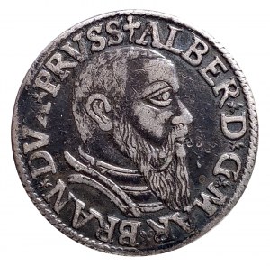 Knížecí Prusko, Albrecht Hohenzollern, trojak 1542, Königsberg