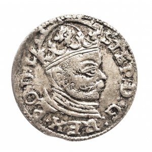 Polska, Stefan Batory, trojak 1583, Ryga - piękny
