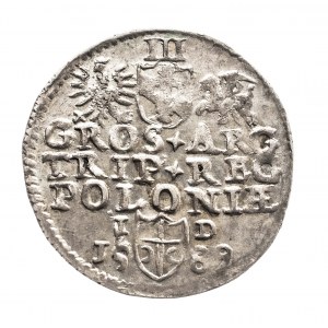 Polonia, Sigismondo III Vasa, trojak 1589, Olkusz - bella