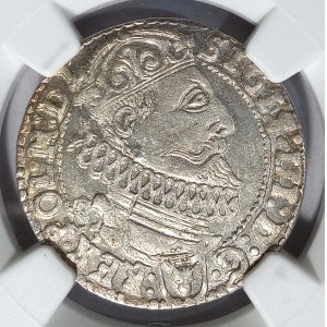 Polska, Zygmunt III Waza, szóstak 1627, Kraków - piękny