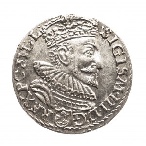 Polska, Zygmunt III Waza, trojak 1593, Malbork