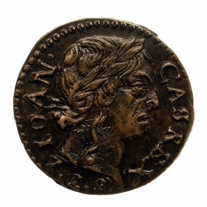 Polska, Jan II Kazimierz, szeląg miedziany (boratynka) 1660 T.L.B., Ujazdów