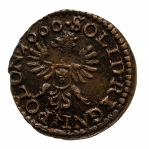 Polska, Jan II Kazimierz, szeląg miedziany (boratynka) 1660 T.L.B., Ujazdów