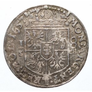 Polska, Jan II Kazimierz, ort 1657 IT/S-CH, Kraków