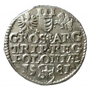 Polska, Stefan Batory, trojak 1581, Olkusz