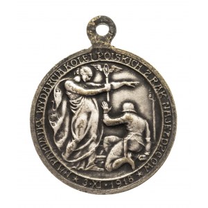 Polska, II Rzeczpospolita, medal Na Pamiątkę Wydarcia Kolei Polskich z Rąk Najeźdzców 3 XI 1918