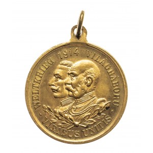 Austria, Franciszek Józef (1848-1916), medal propagandowy 1914