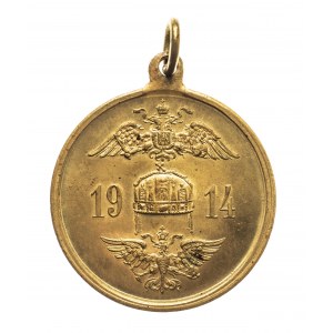 Austria, Franciszek Józef (1848-1916), medal propagandowy 1914
