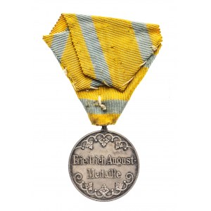 Niemcy, Saksonia. Friedrich III (1904-1918). Medal Fryderyka Augusta