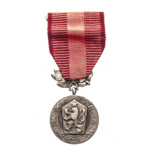 Czechosłowacja, Medal za Ochronę Państwa, 1955, srebro