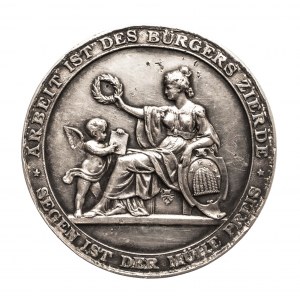 Niemcy, medal Związku Stowarzyszeń Gospodarczych Prowincji Poznańskiej, 1860 - srebro