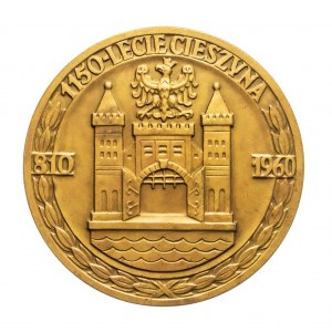 Polska, PRL, Cieszyn. Medal 1960, 1150-lecie Miasta Cieszyna