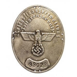 Niemcy, III Rzesza. Blacha naramienna Grenzschuts