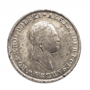 Królewstwo Polskie, 1 złoty 1824 I.B., Warszaw rzadki rocznika