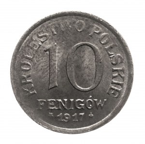 Polské království, 10 fenig 1917 - raženo