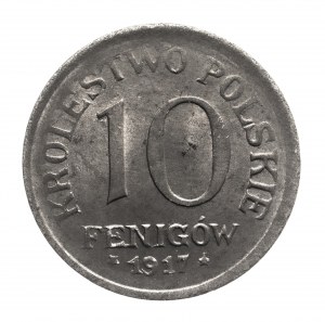 Polské království, 10 fenigů 1917 - raženo