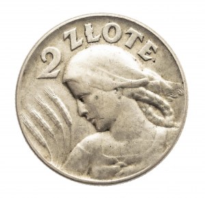 Polsko, Druhá polská republika, 2 zloté 1925, Harvester, Philadelphia