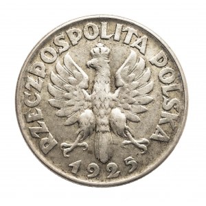 Polska, II Rzeczpospolita, 2 złote 1925, Żniwiarka, Filadelfia