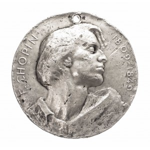 Polska, Medal, Fryderyk Chopin 1809-1849 (W. Szymanowski 1926), srebro