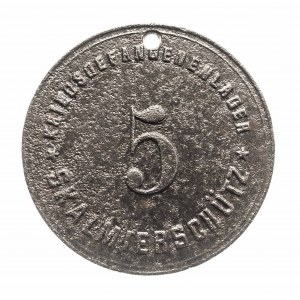Wielkopolska Obóz jeniecki Skalmierschütz (Skalmierzyce) 5 fenigów