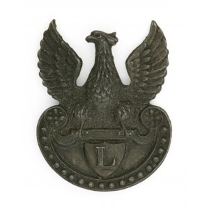 Aigle avec la lettre L produit à Cracovie en 1916