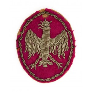 Orzeł haftowany Armia Polska we Francji (Armia Hallera)