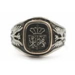 Patriotic signet ring with the coat of arms of the Polish-Lithuanian Commonwealth