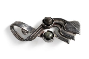 Silver brooch