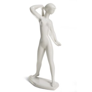 Akt kobiecy z ręcznikiem, Feher Drasche Porcelan