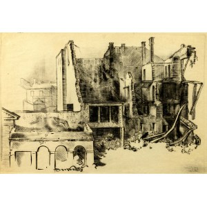 Walenty Romanowicz, Vilniaus peizažas su architektūriniais motyvais