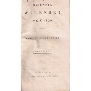 Dziennik wilenski, 1829