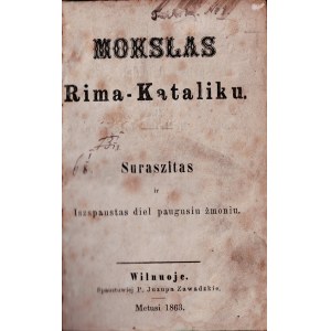 Motiejus Valančius, Katalikiškų knygų konvoliutas, 1860 ir 1863