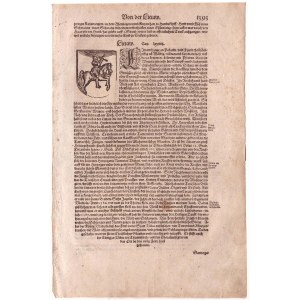 Sebastian Münster, LDK herbas Vytis 1614